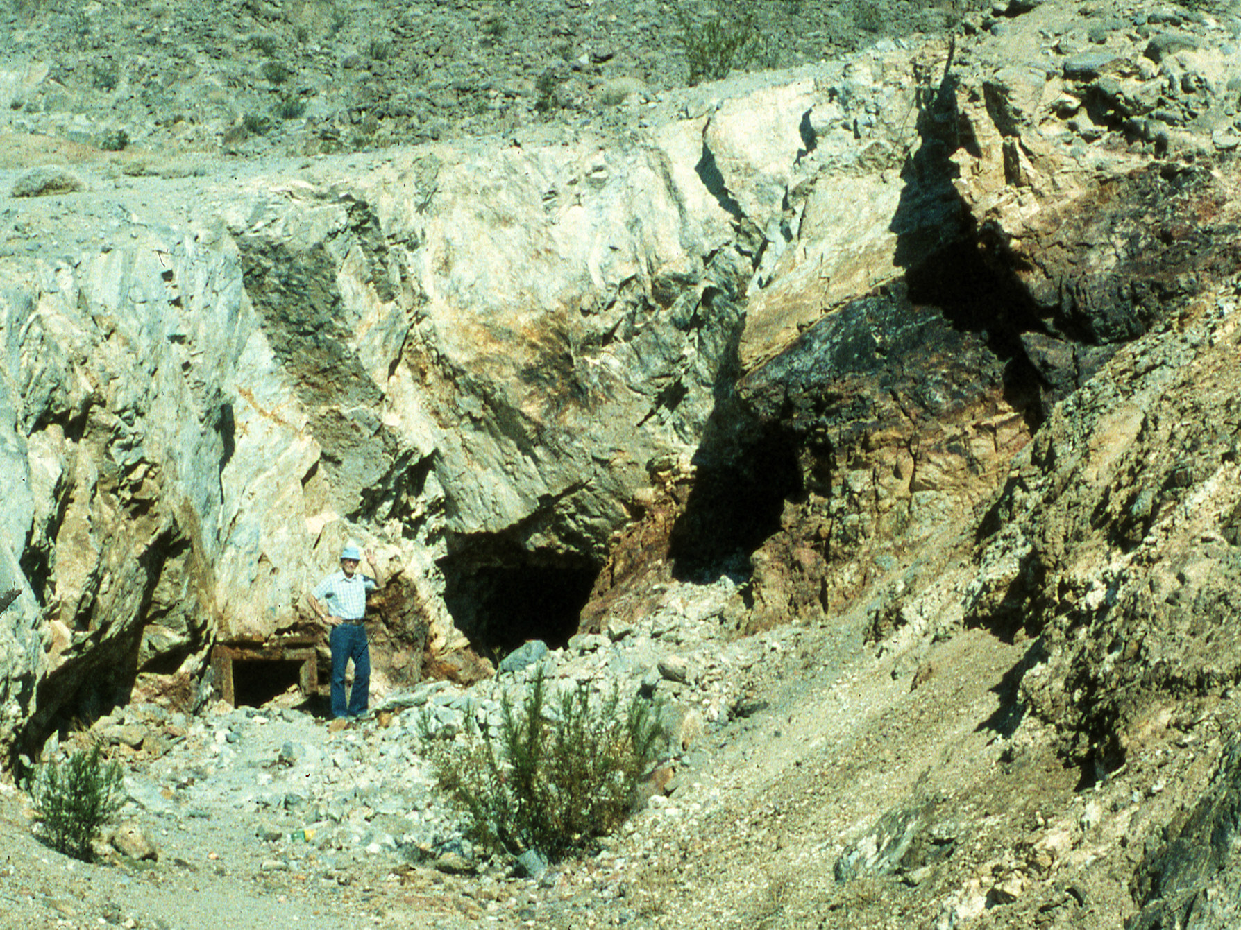 California, San Bernardino County, Paradise Range, Olympus Mine