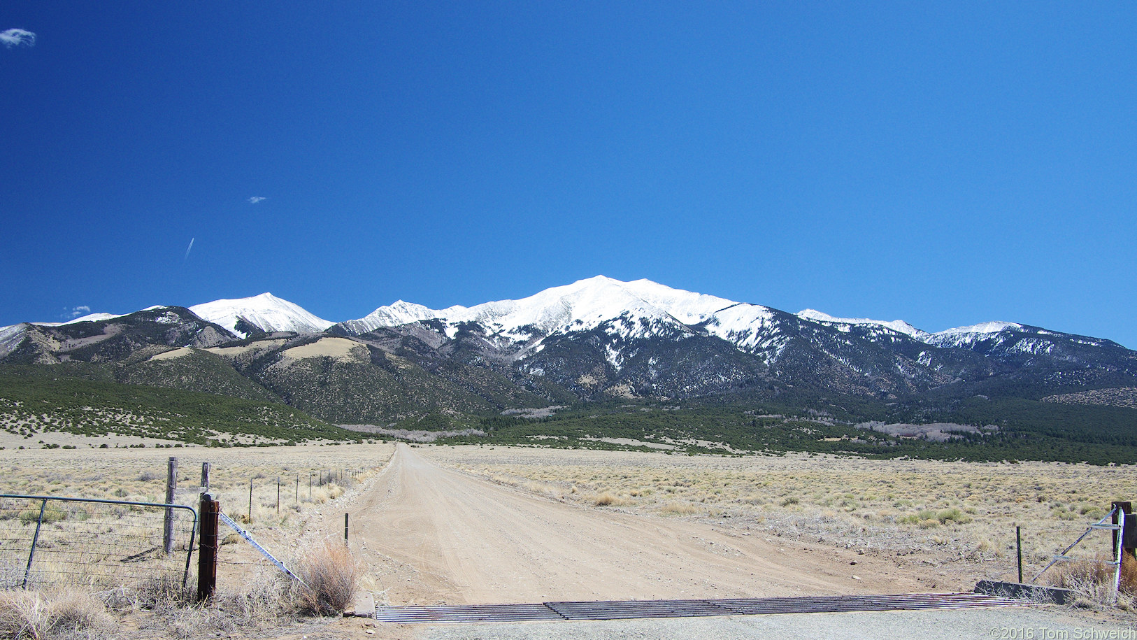 Sierra Blanca east of Colorado Highway 150.