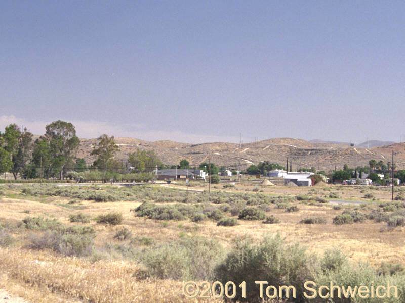 View of the town of McKittrick.