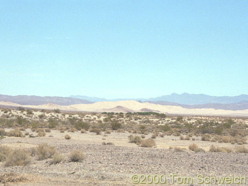 Dumont Dunes, as seen from California Highway 127