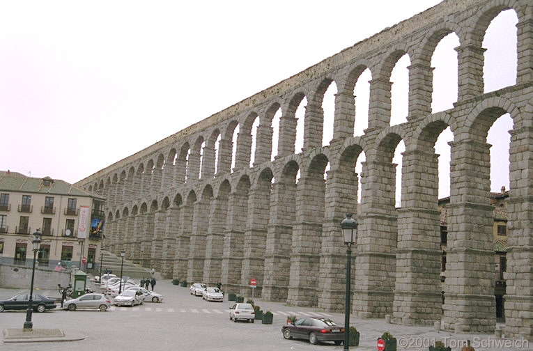 The aqueduct at Segovia