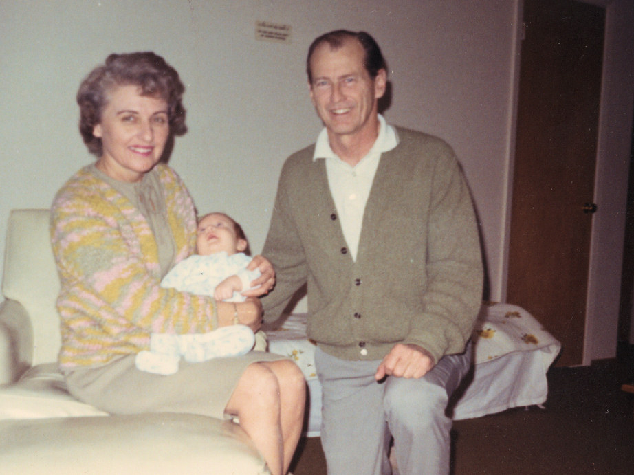 Matt with Grandmother and Granddaddy