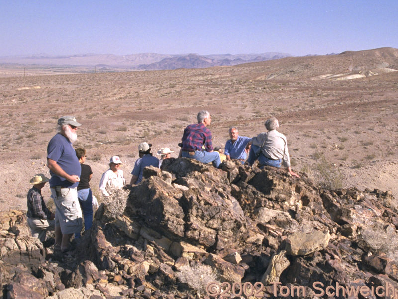 Field trip discussion of the Miocene Barstow Basin.