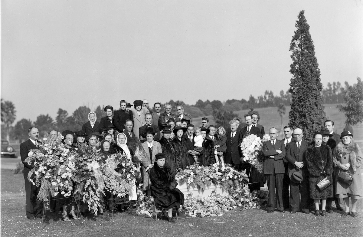 Funeral of Mr. Lewis