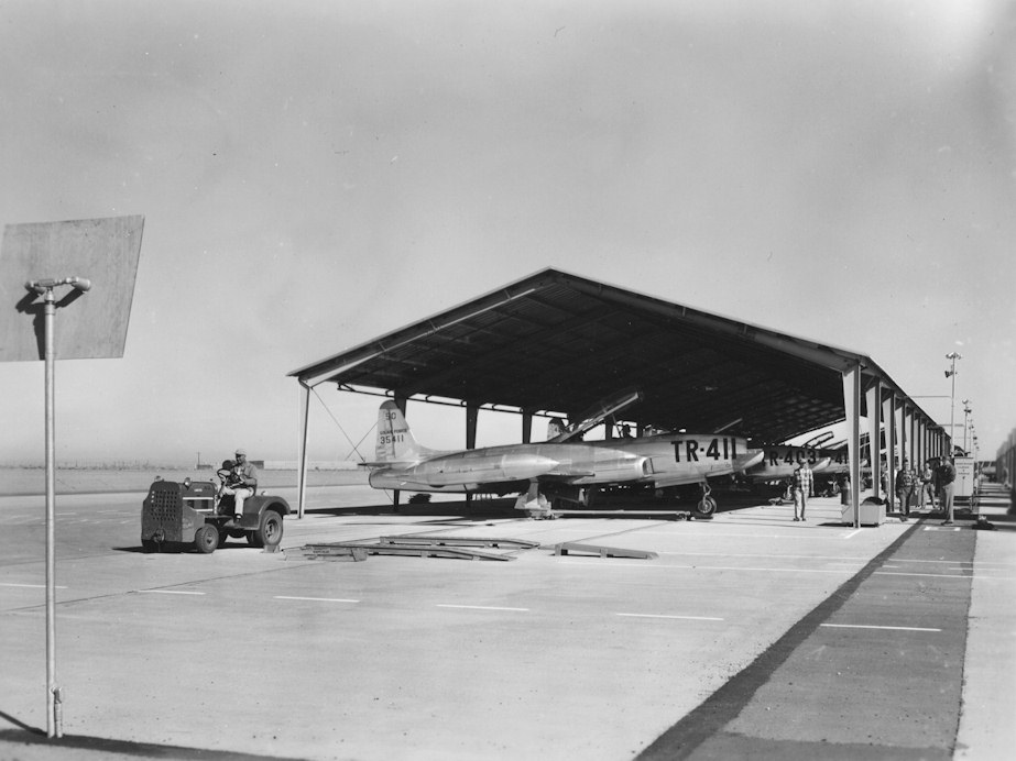 Shed at Lockheed Palmdale plant.