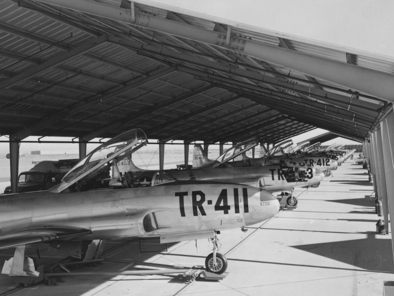 Inside Shed at Lockheed Palmdale plant.