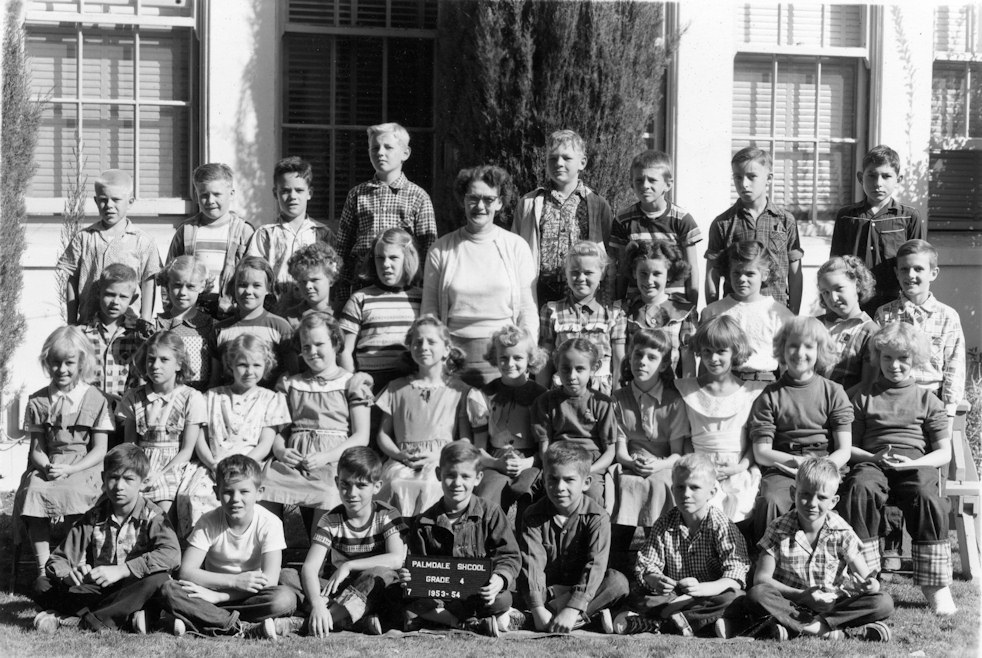 Palmdale School, Fourth Grade, 1953-4, Mrs. Morse