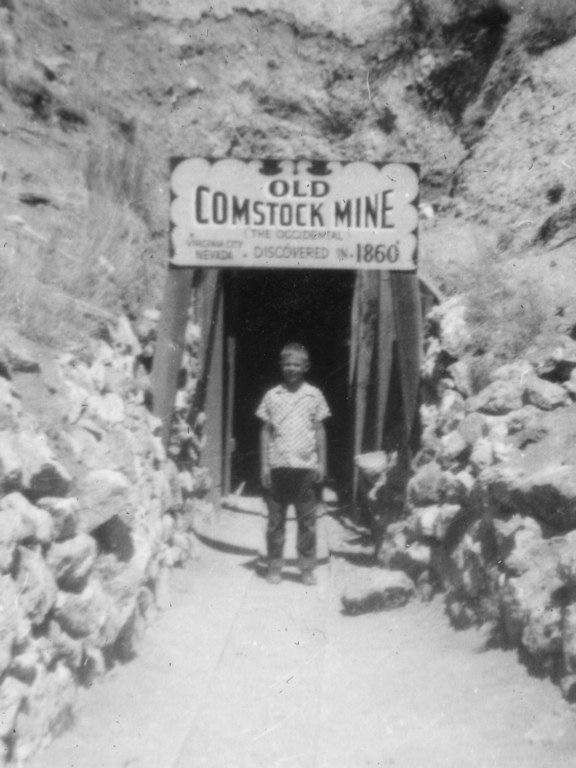 Entrance to the Occidental Mine near Virginia City.