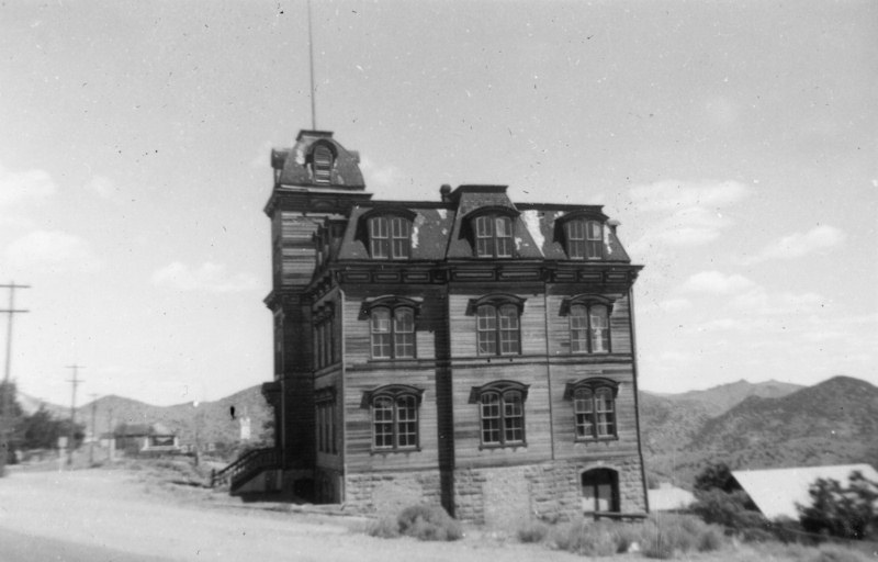 The old schoolhouse in Virginia City.