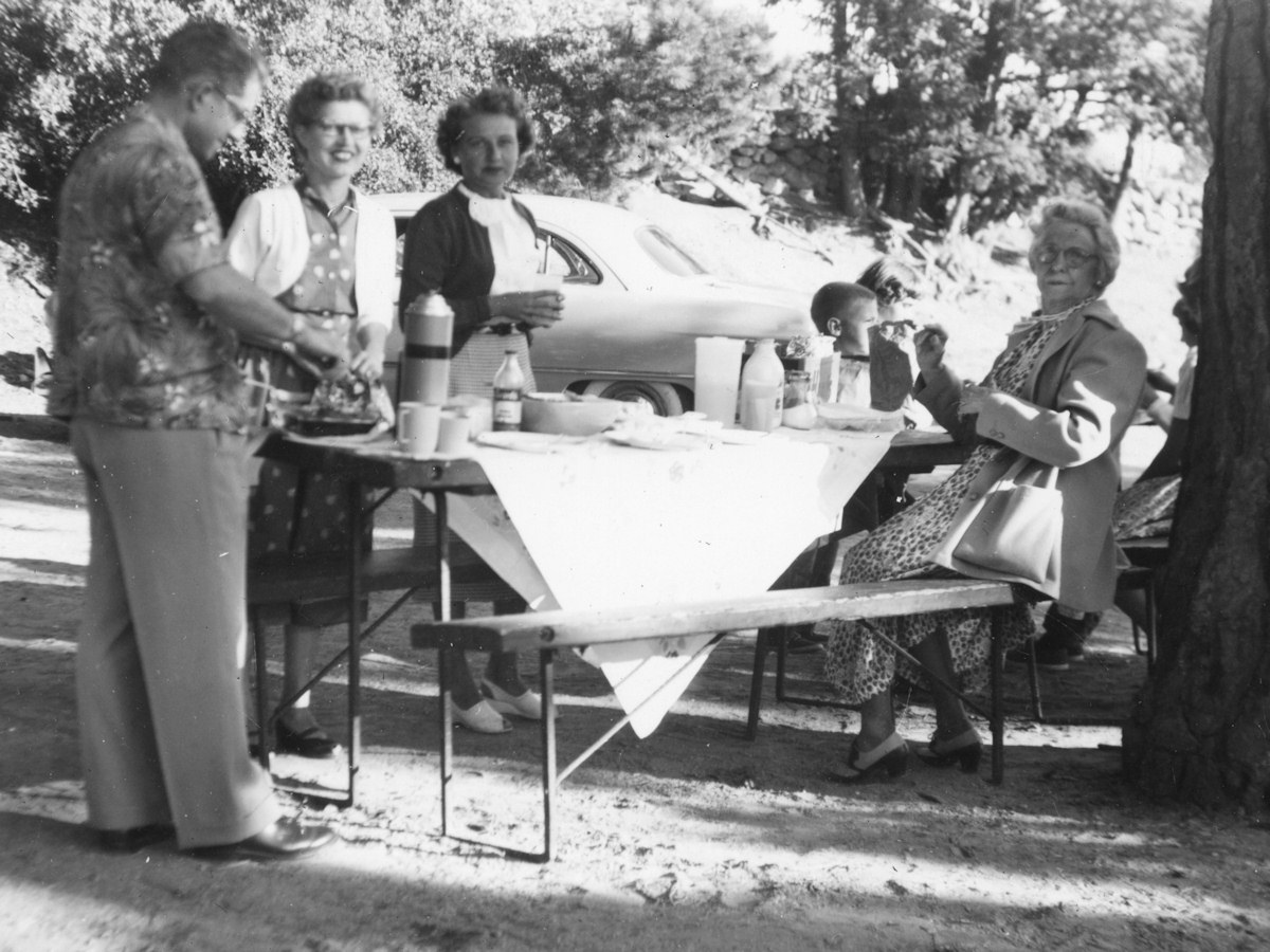 Picnic on Mt. Wilson.