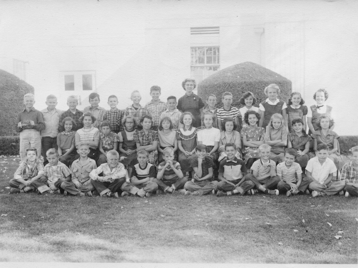 Palmdale School, Fifth Grade, 1954-5, Mrs. Salestrom