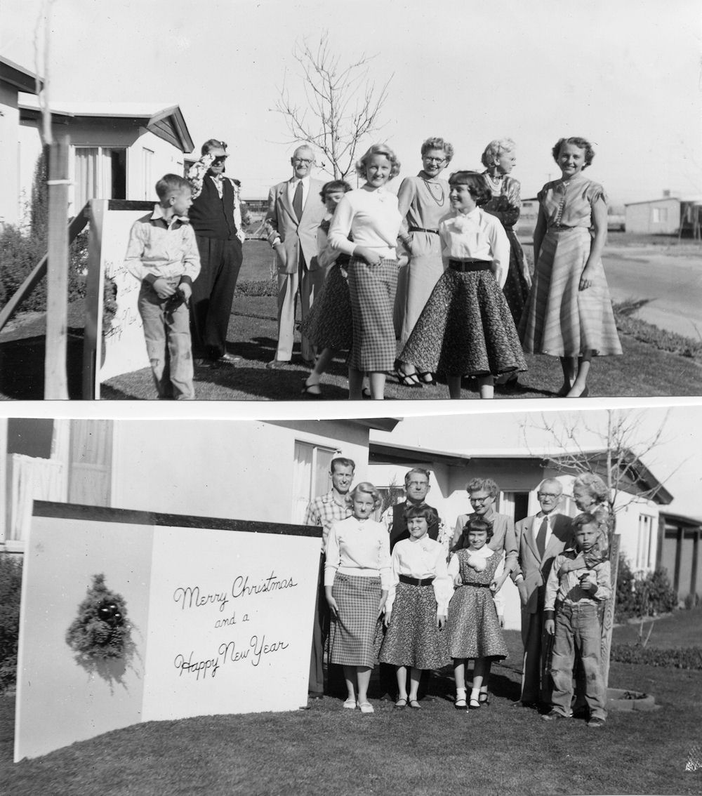 Christmas 1954 group photo