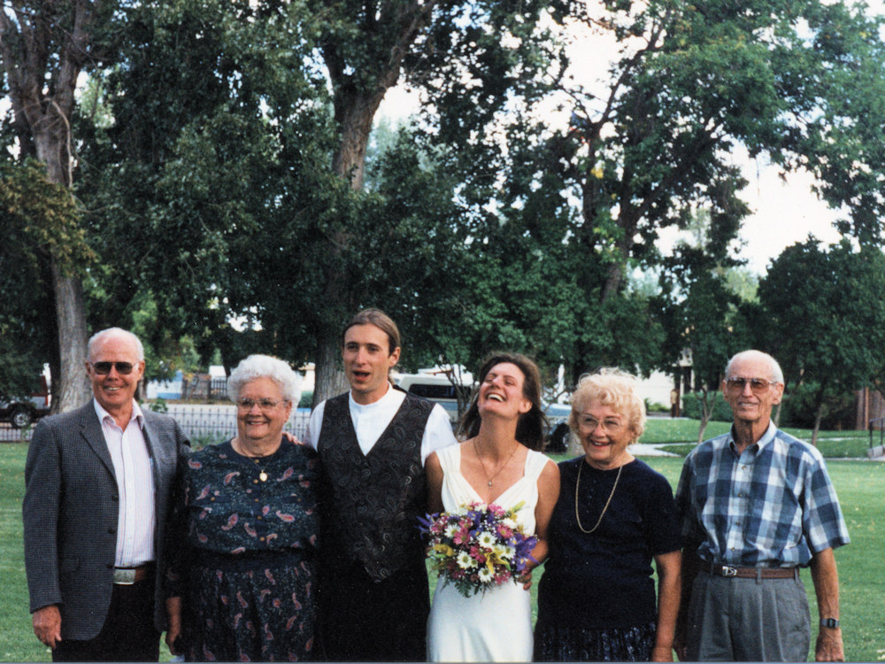 Matt and Becci with the Grandparents