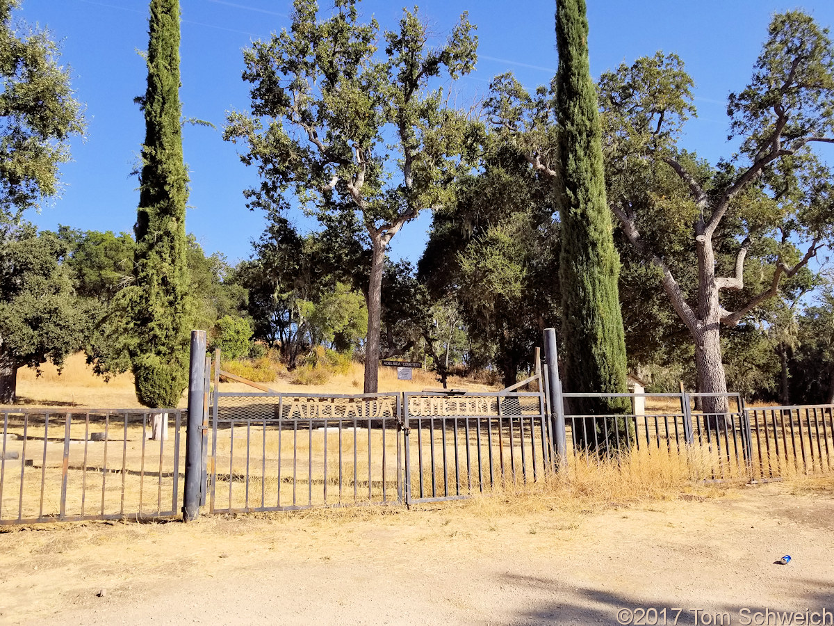 California, San Luis Obispo County, Adelaida Cemetery