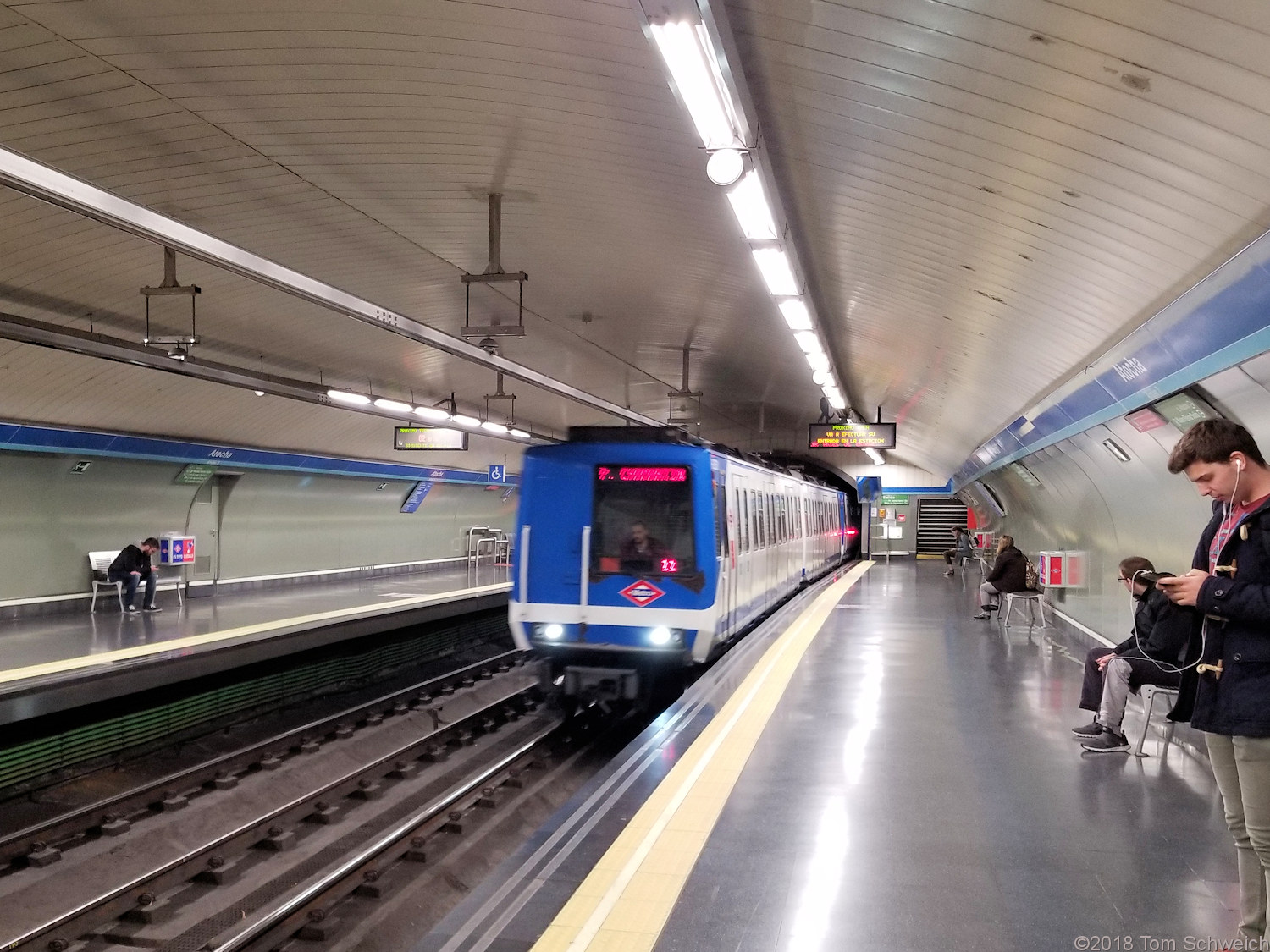 Spain, Madrid, Metro