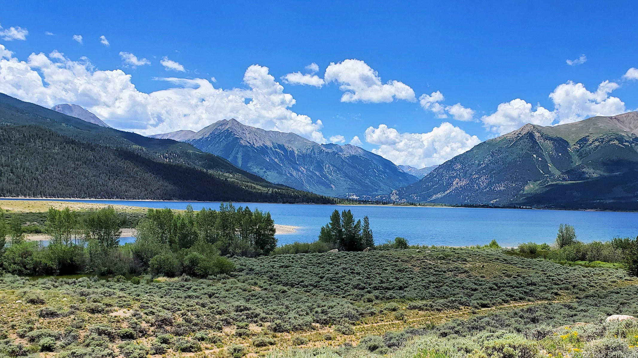 Colorado, Lake County, Twin Lakes Reservoir