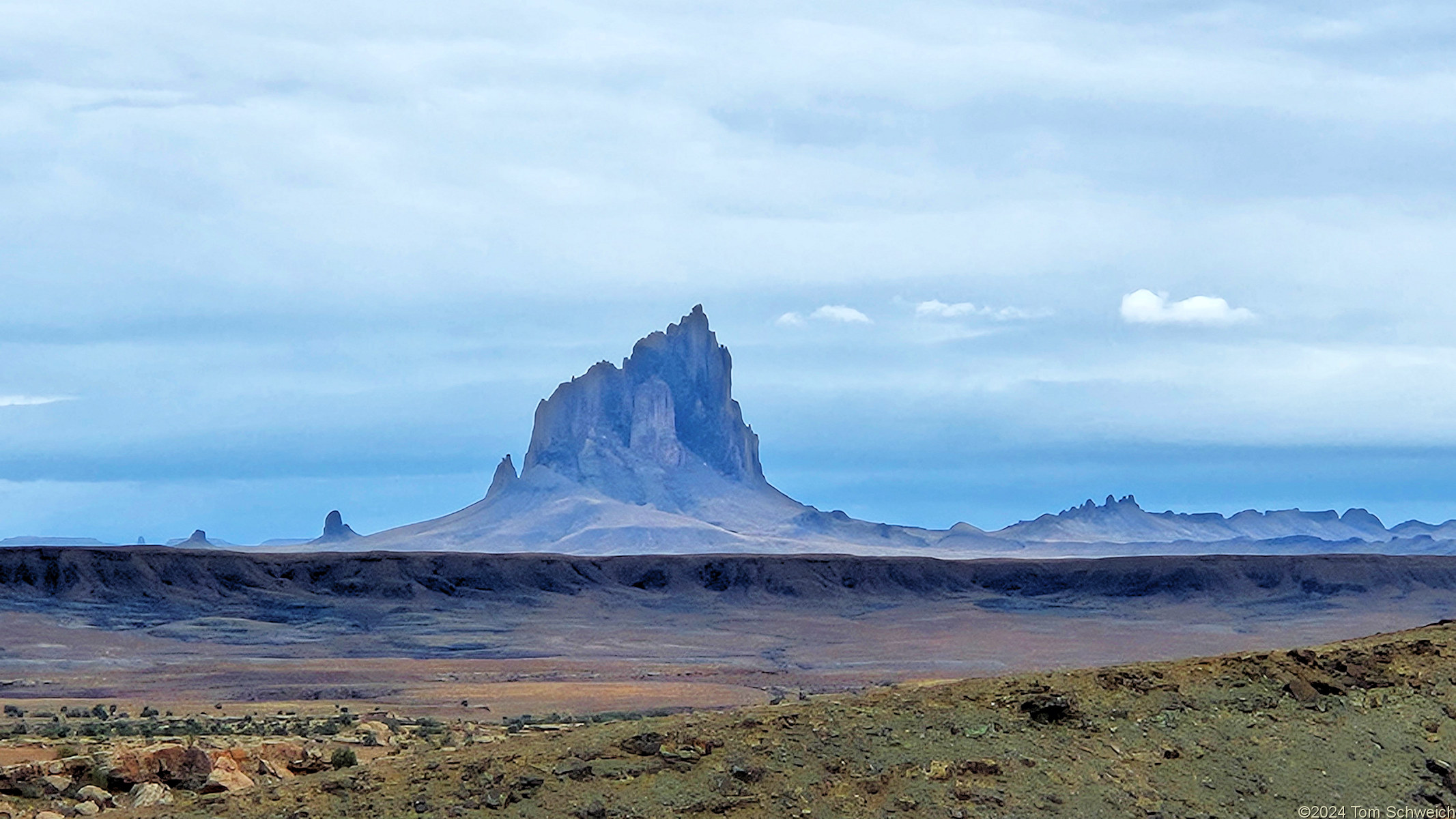 New Mexico, San Juan County, Ship Rock.