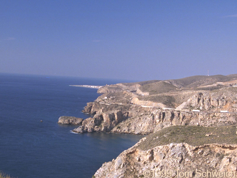 Mediterranean coast between Nerja and Almeria.