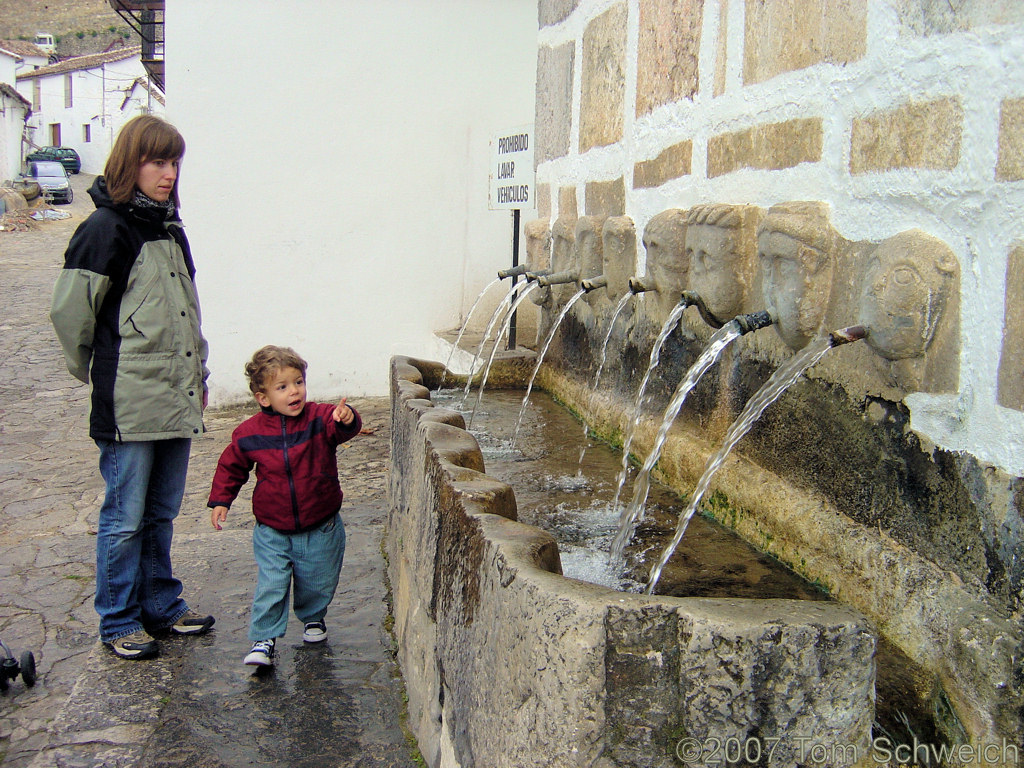 Roman Fountain, Grazalema, Cadiz, Andalucia, Spain