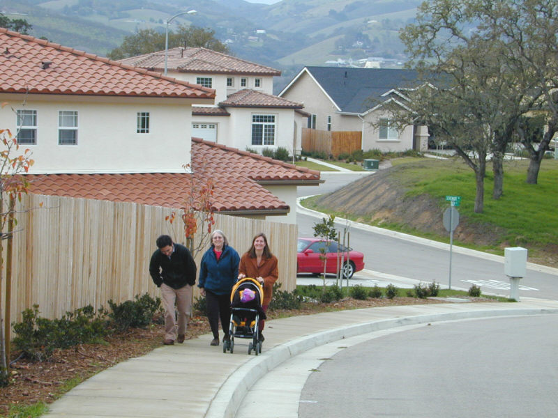 Taking a walk before dinner.