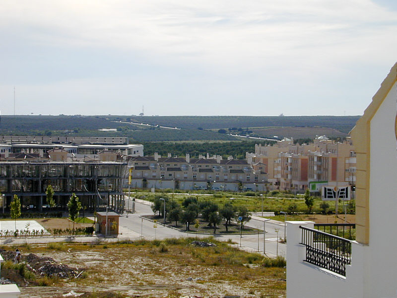 Looking west, highway to Huelva.