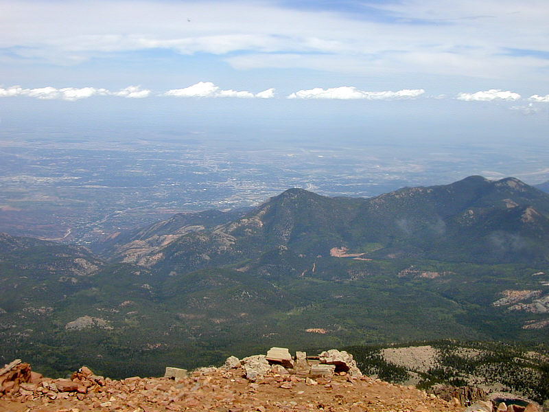View from Pike's Peak.