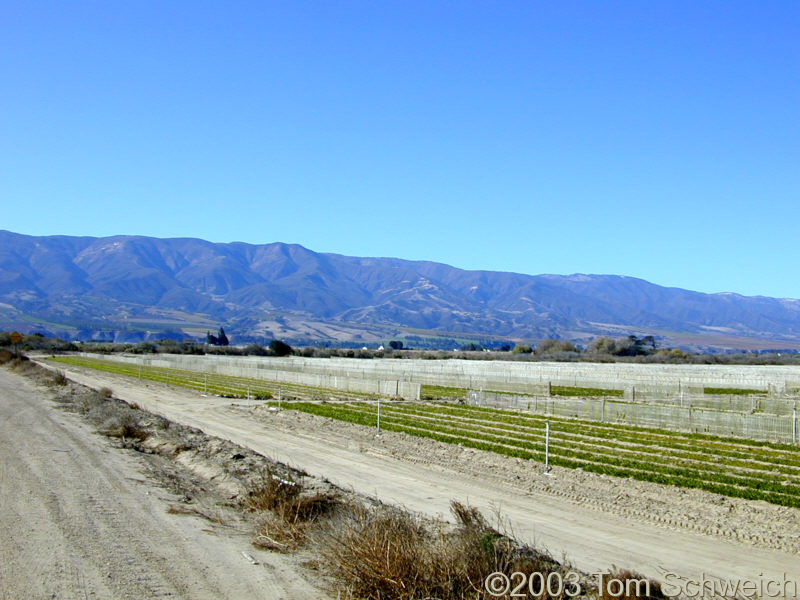 Salinas Valley and the Sierra de Salinas
