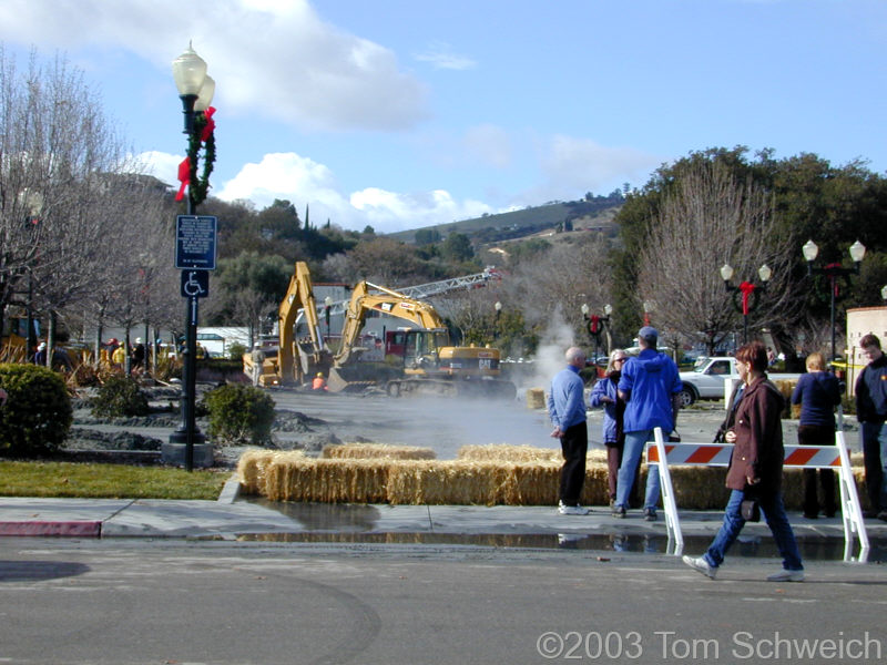 Rejuvenated Hot Spring After San Simeon Earthquake.