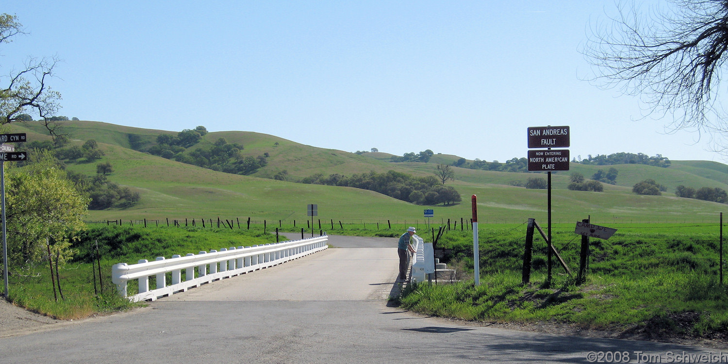 California, Monterey County, Parkfield Bridge