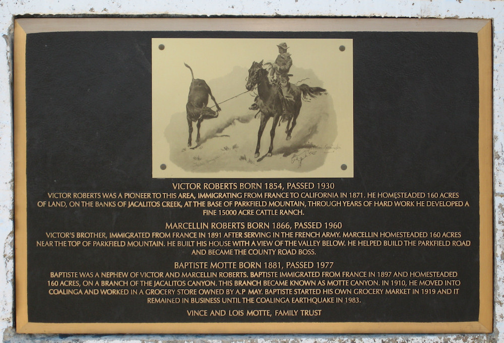 California, Fresno County, Motte Family Monument