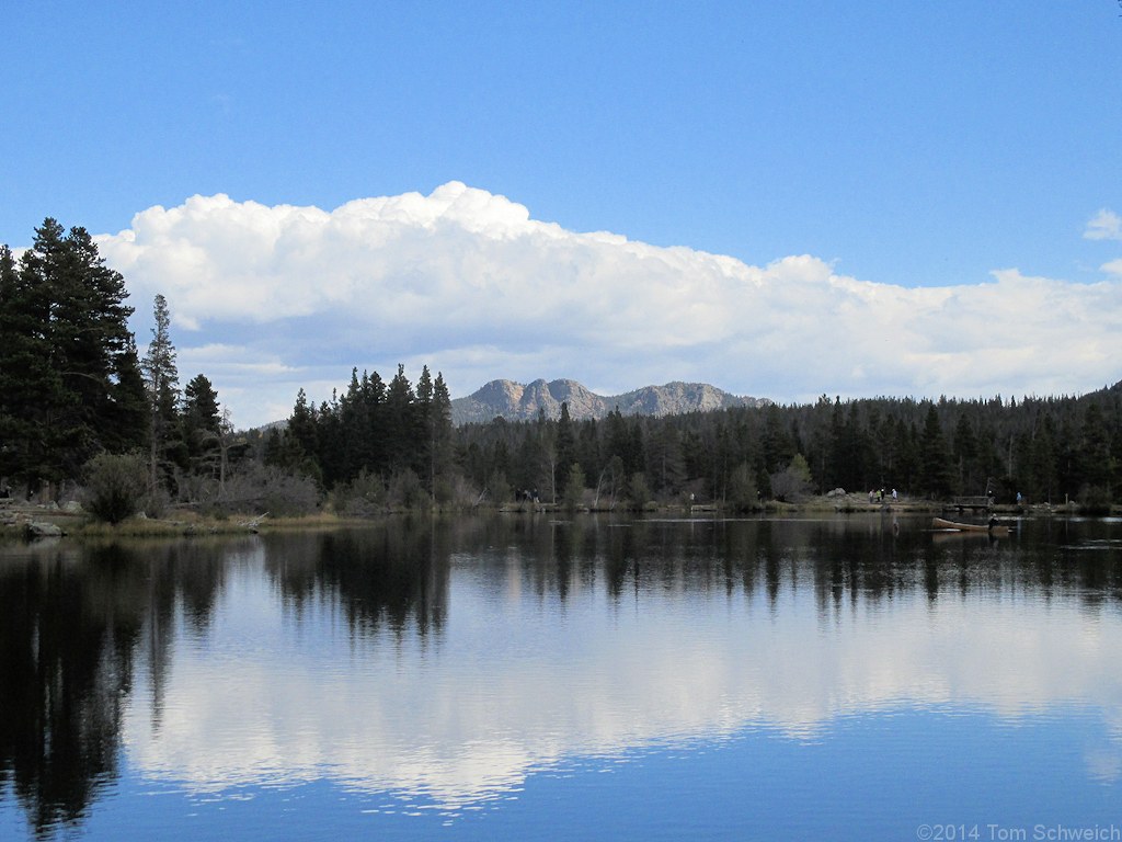 Colorado, Larimer County, Rocky Mountain National Park, Sprague Lake