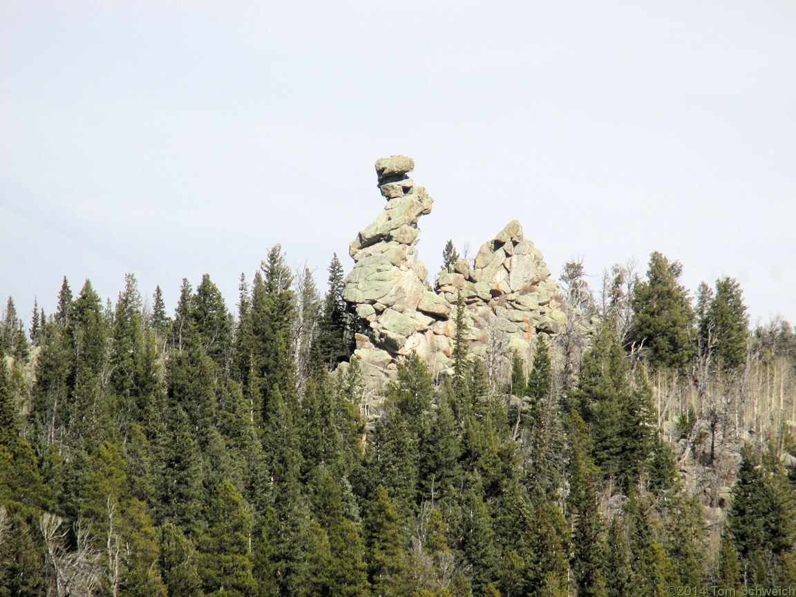 Colorado, Gilpin County, Thorodin Mountain