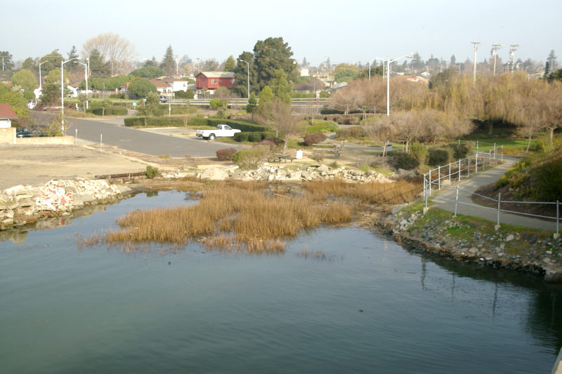 Towata Park as seen from the Bay Farm Island Bridge.