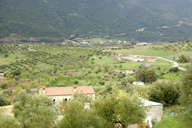 View of the valley at Jimera de Libar.