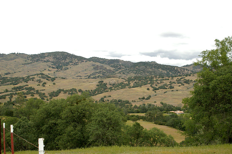 View from the pass where Peach Tree Road becomes Indian Valley Road.