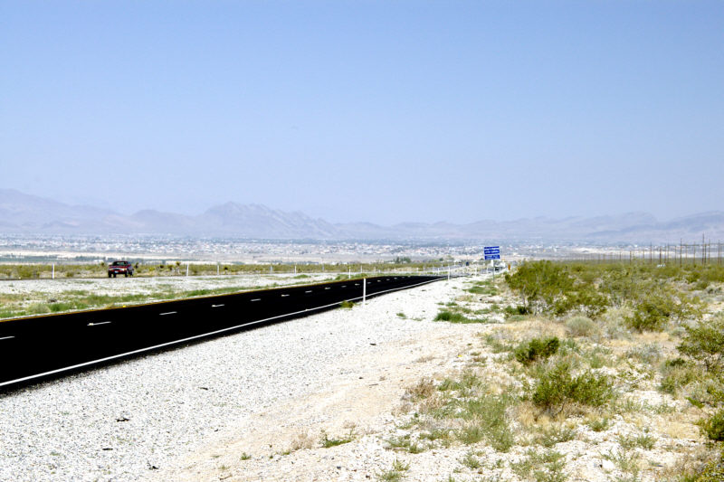 Pahrump, as seen from the south.