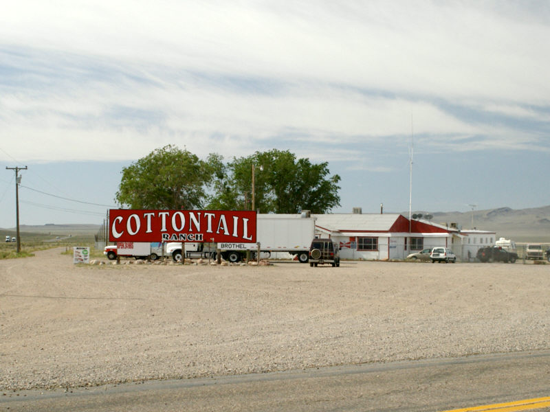 Cottontail Ranch brothel at Lida Junction.