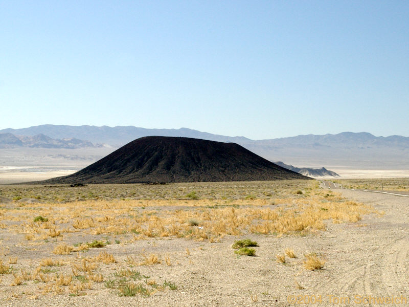 The Crater, a cinder cone in Clayton Valley.