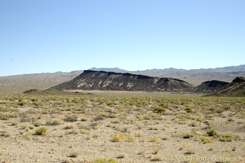 The Monocline, basalt-capped fanglomerate.