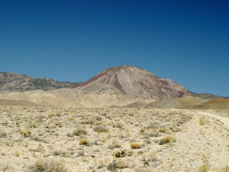Red Mountain, as seen from the east.