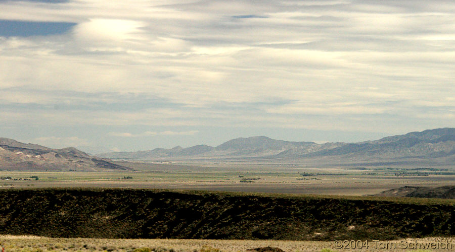 Fish Lake Valley from the north.