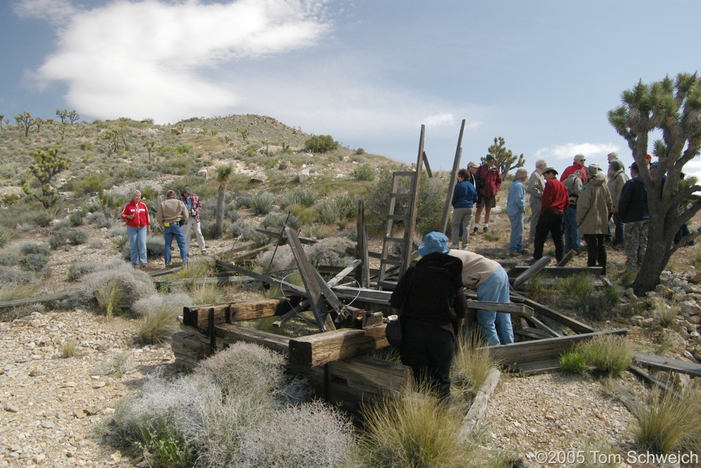 Silverado Mine, Tungstite claims, Striped Mountain, San Bernardino County, California