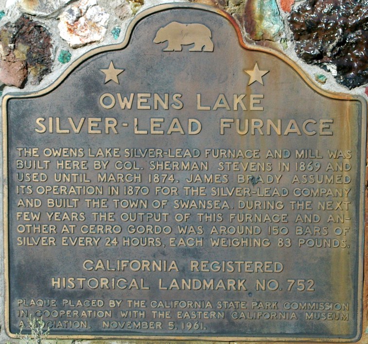 Owens Lake Silver-Lead Furnace, Inyo County, California