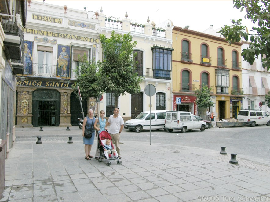 Tile, Azuelos, Triana, Sevilla Andalucia, Spain