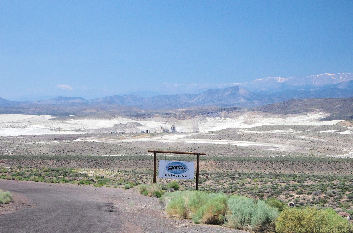 Nevada, Mineral County, Basalt
