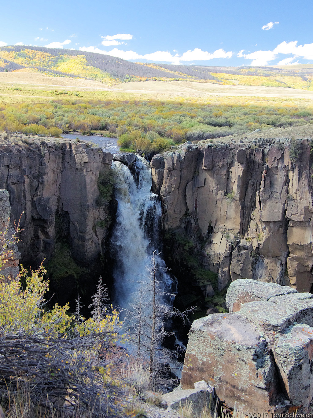 Colorado, Hinsdale County, North Clear Creek Falls