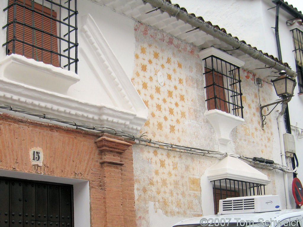 House Painting, Grazalema, Cadiz, Andalucia, Spain