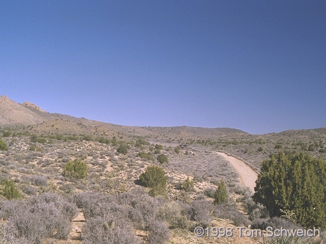 Black Canyon Road, looking north from near Gold Valley Ranch.