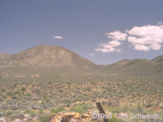 Columbia Mountain as seen from the Blue Rock Mine in Macedonia Canyon.