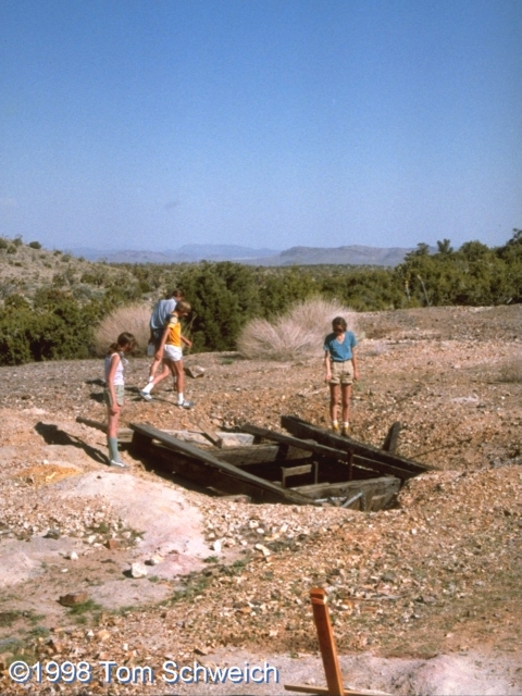 Mine shaft: 1981.